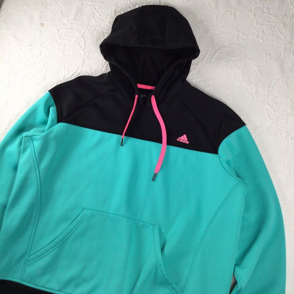 Adidas Climawarm Winter Exercise Sweater Neon Plus XXL Hoodie Work Out Gear